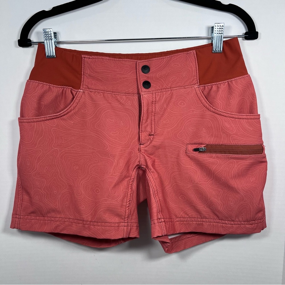 Shredly All Time Women's Rust Orange Bike Shorts size S